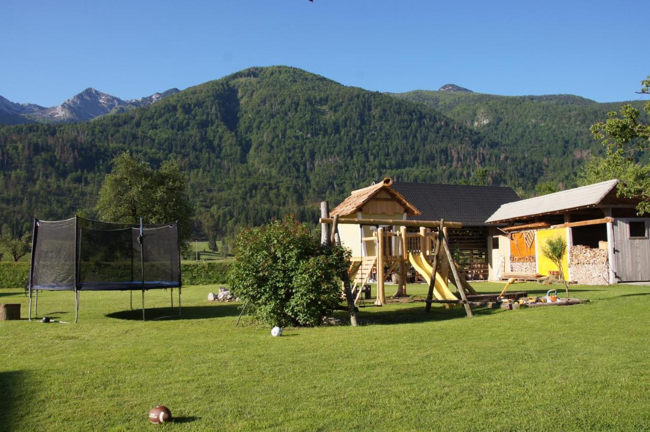 Chalet Pr Dobravc Бохинь Экстерьер фото