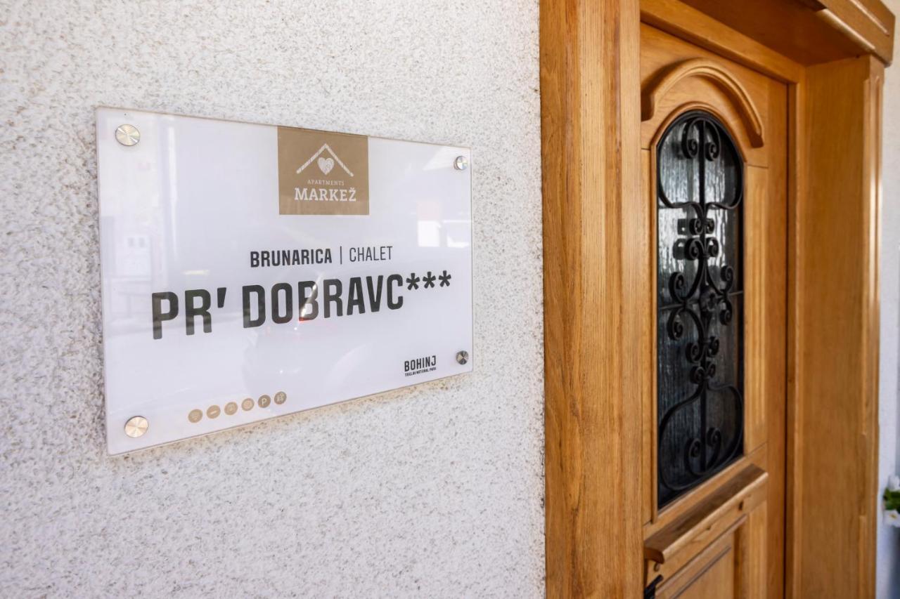Chalet Pr Dobravc Бохинь Экстерьер фото